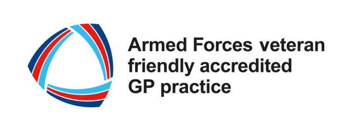 Veteran friendly GP practice logo